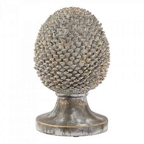 Hill Interiors Stone Effect Pinecone Ornament