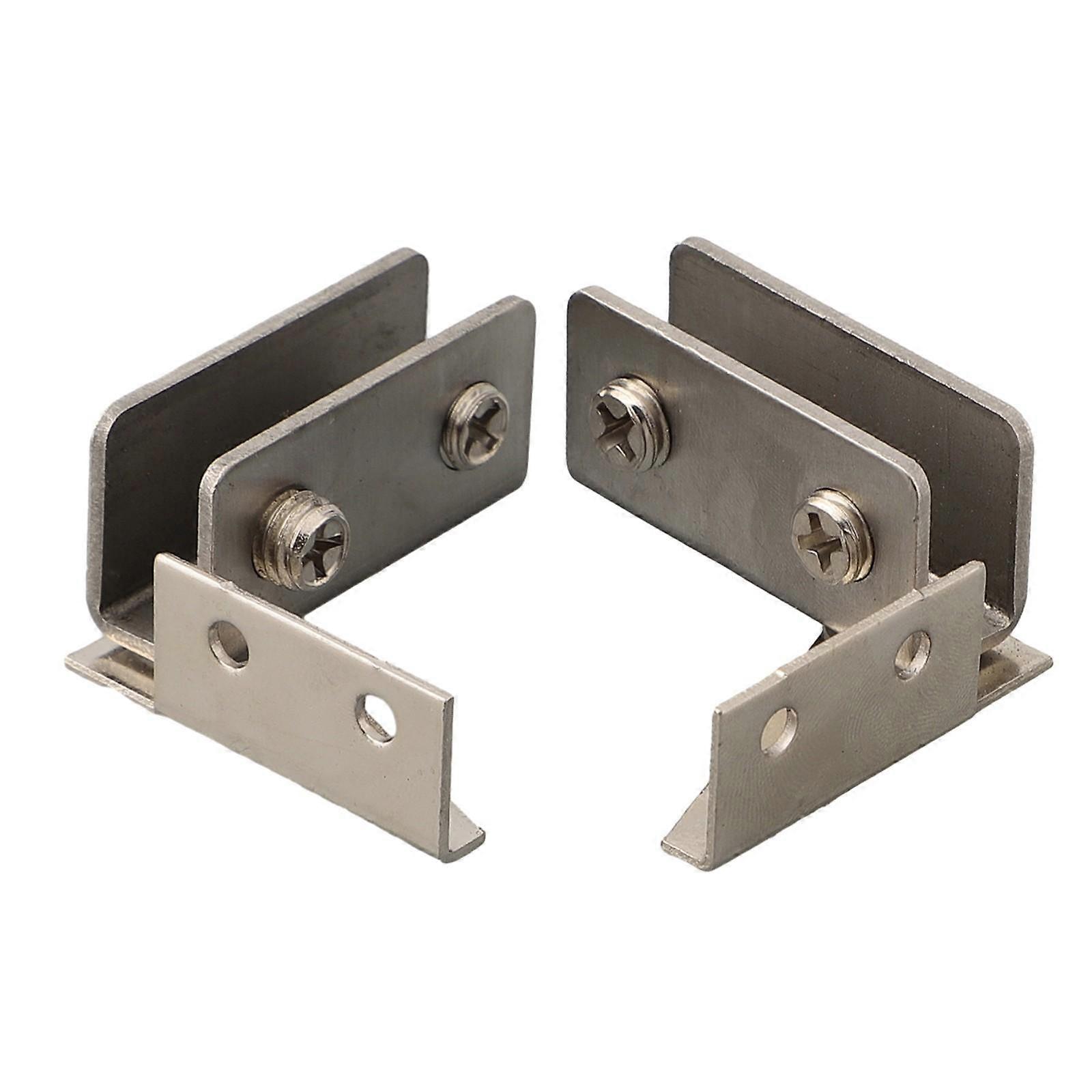 2Pcs Glass Door Hinge Accessories Easy Installate Replacement