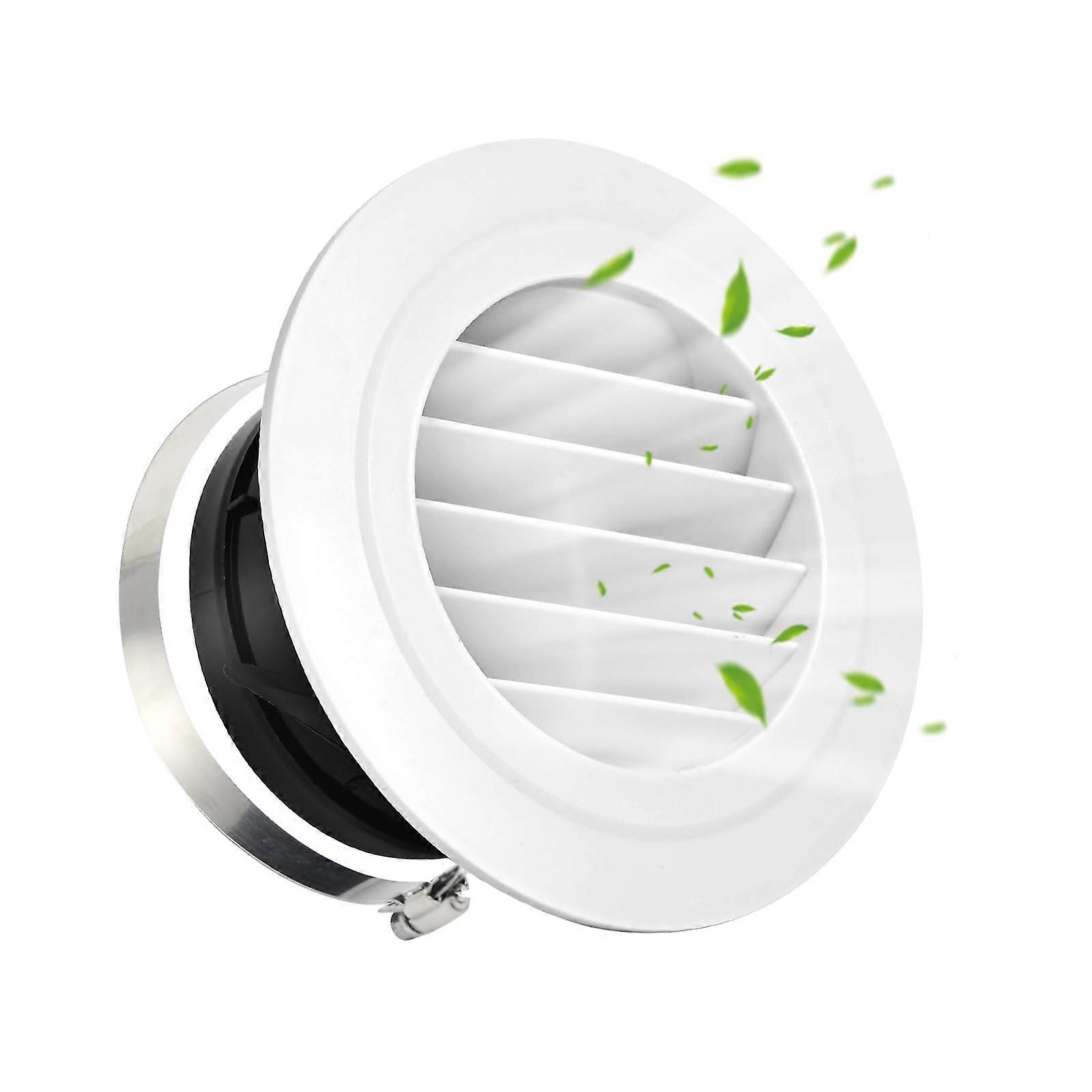 4 Inch Round Air Vent Cover with InsectResistant Screen for Bathroom and Kitchen Ceiling Use