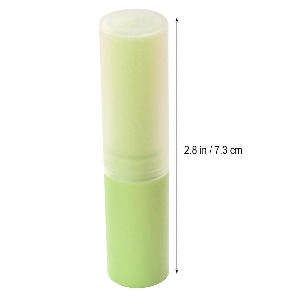 Lip Balm Tubes Empty Plastic Lip Balm Tubes for Storage 10Pcs Green