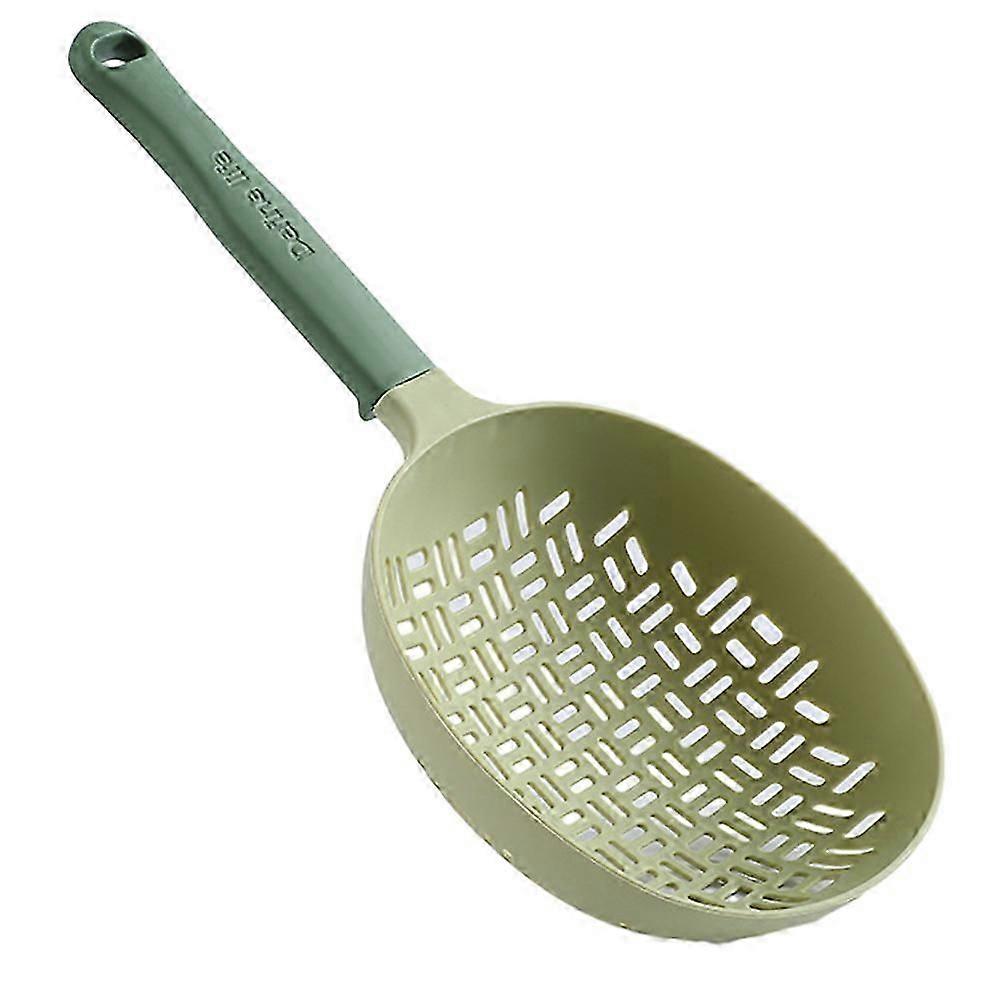 Silicone Large Colander with Long Handle Multipurpose Reusable Strainer for Kitchen Home