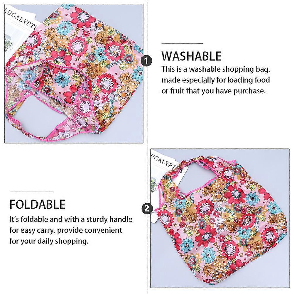 Large Capacity Eco-Friendly Tote Bag Home Storage Reusable Polyester 2Pcs