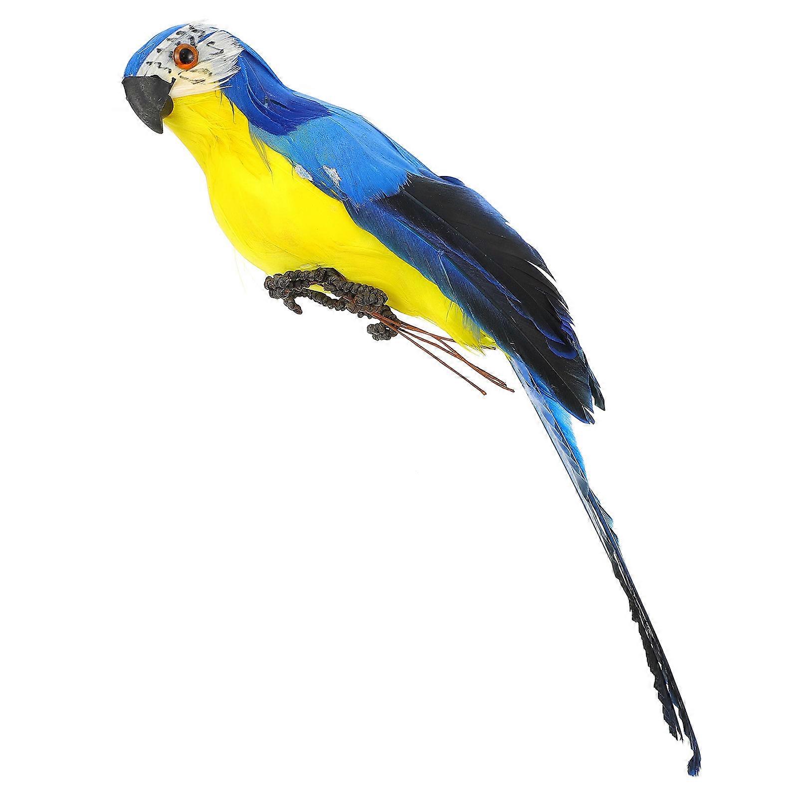 Simulation Bird Macaw Ornament for Decoration 1Pcs Artificial Bird