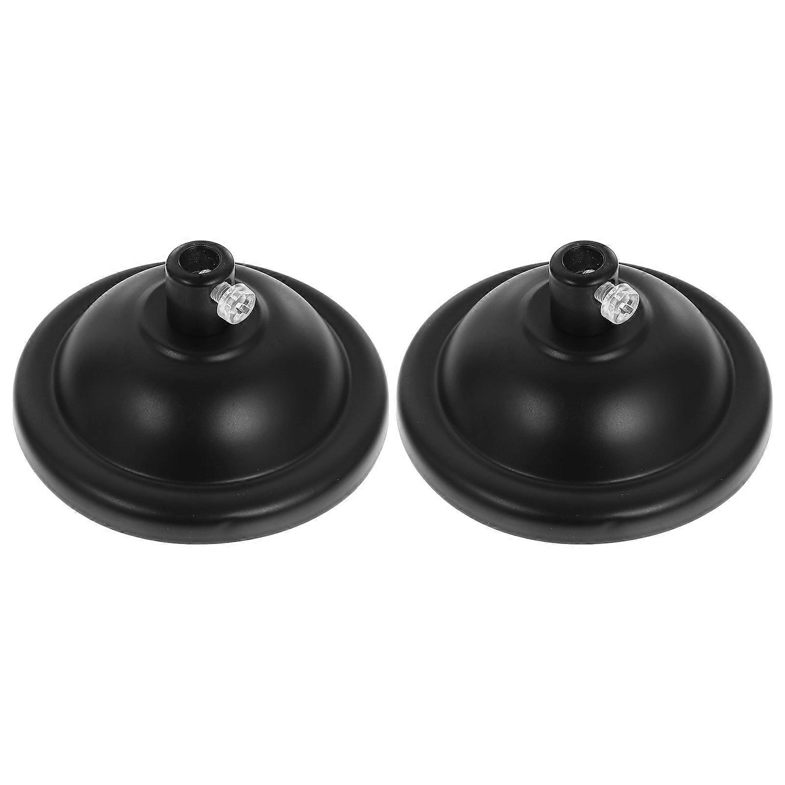 6Pcs Black Ceiling Light Cover Plate for Chandelier Mounting Use