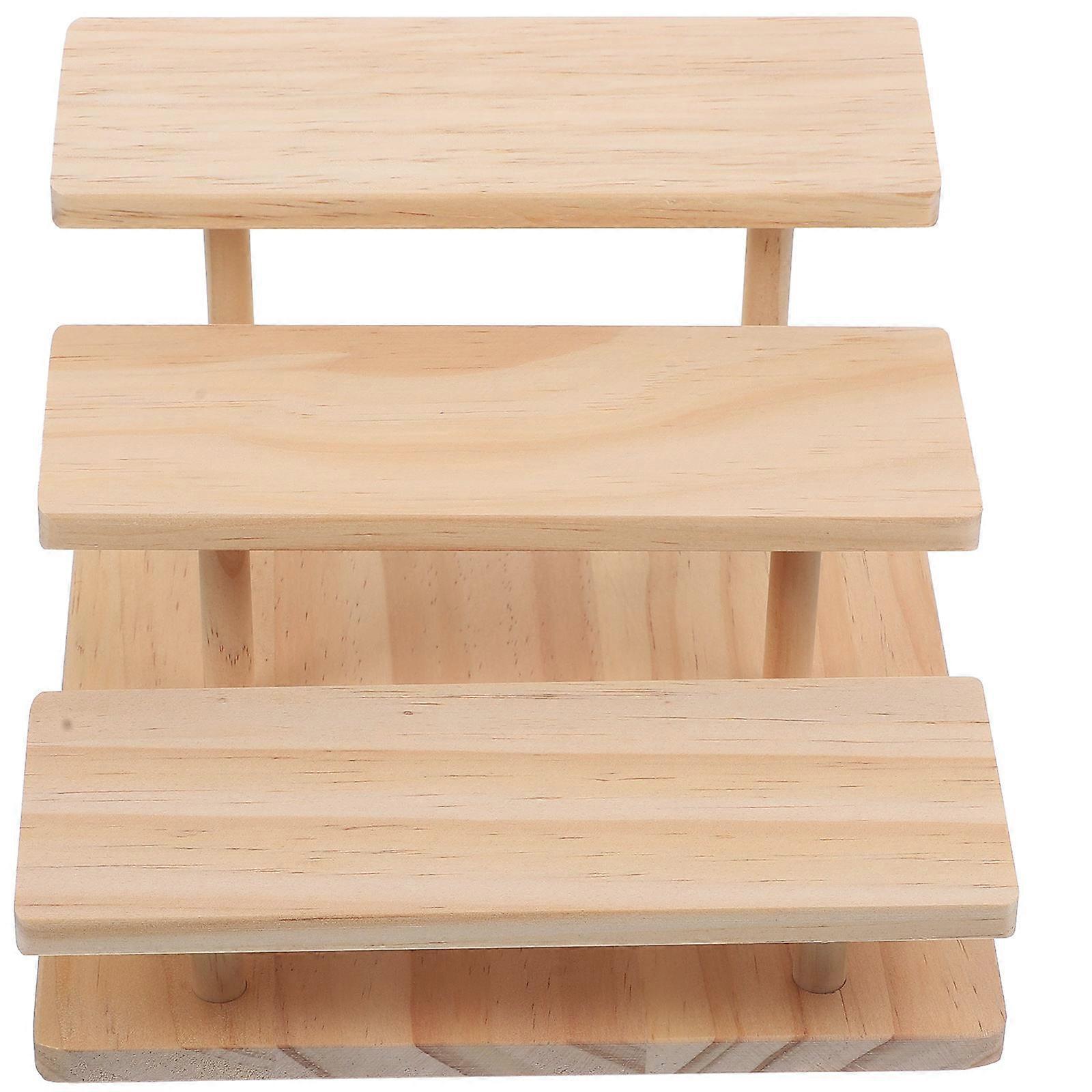 Wood Sunglasses Holder Organizer Stand for 4Pcs Eyewear Display