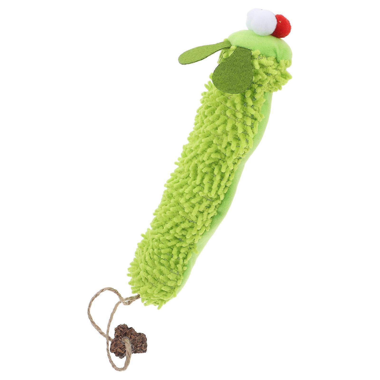 Catnip Caterpillar Plush Toy for Cat Interactive Crinkle Plush Toy