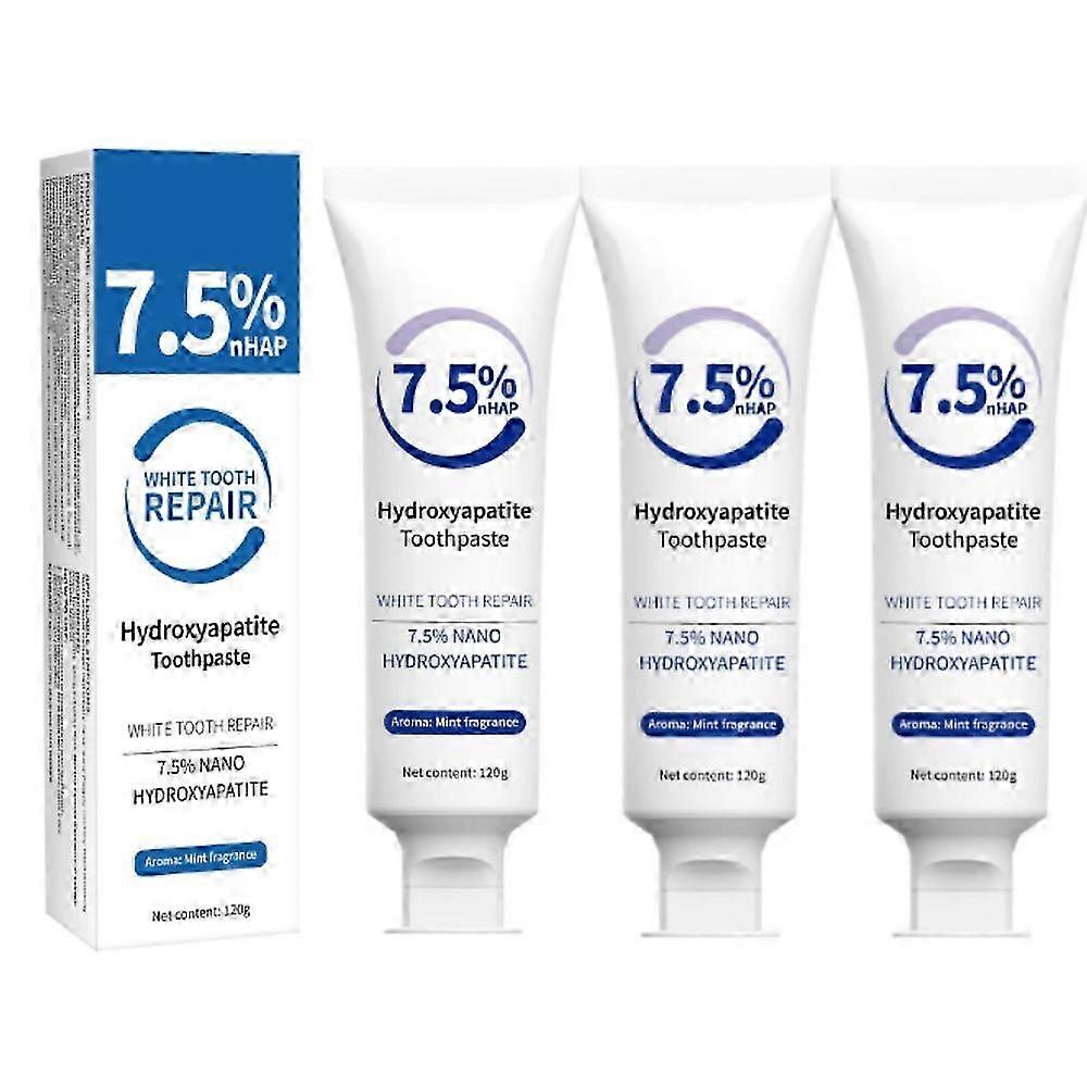 7.5% Nano Hydroxyapatite Toothpaste for Sensitive Teeth, Enamel  and Fluoride Protection