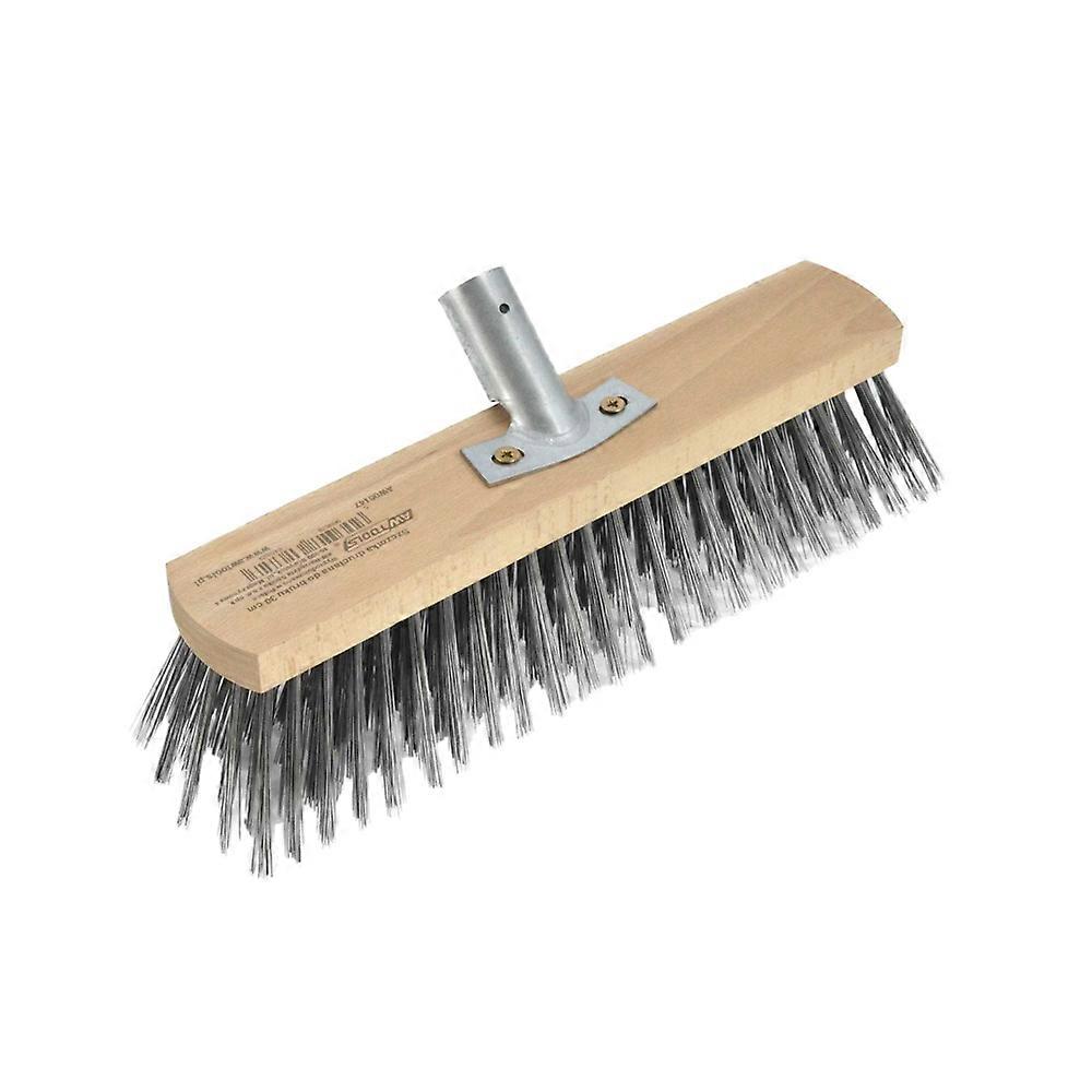 AW Tools ståltrådbørste i trekost