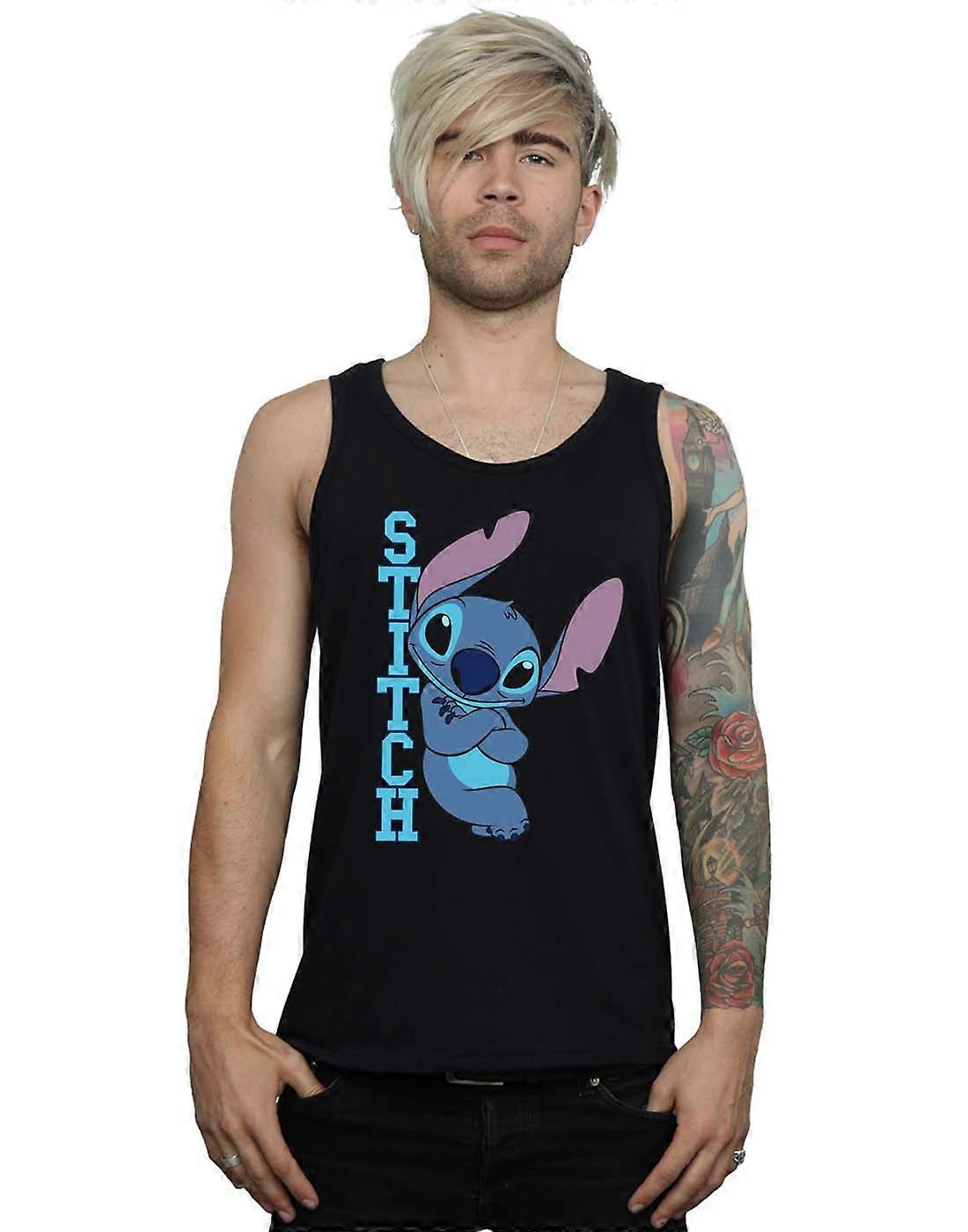 Disney Men's Lilo And Stitch Posing Vest