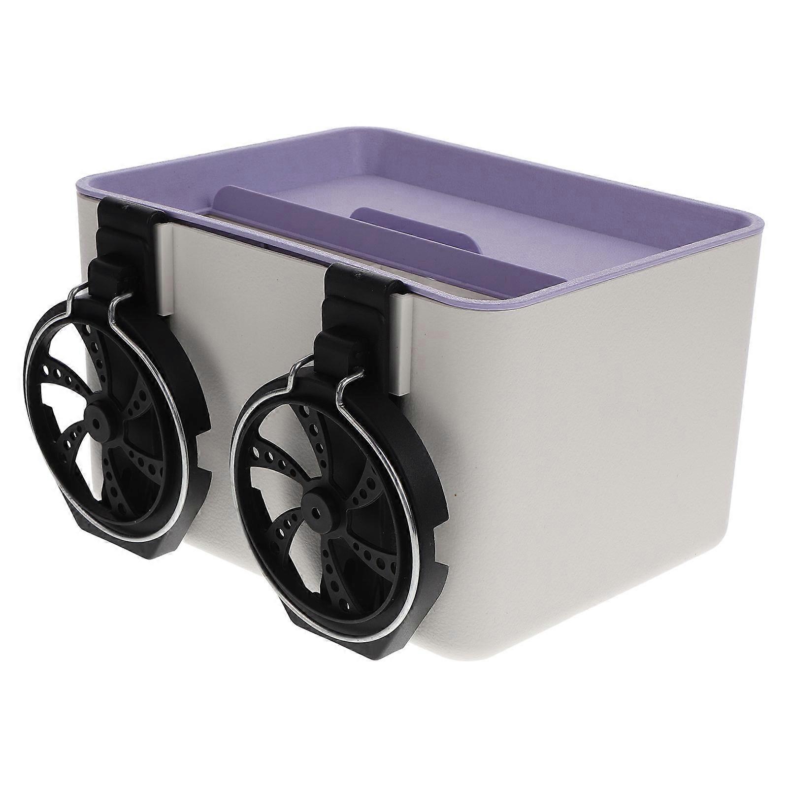 Car Tissue Box Holder Multifunctional Console Organizer 3Pcs for Car Use