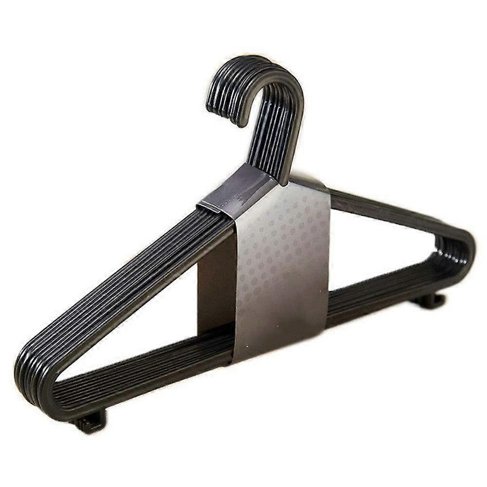 Clothes Hanger and Drying Rack, SpaceSaving Wardrobe Organizer, NonSlip, Black One Size