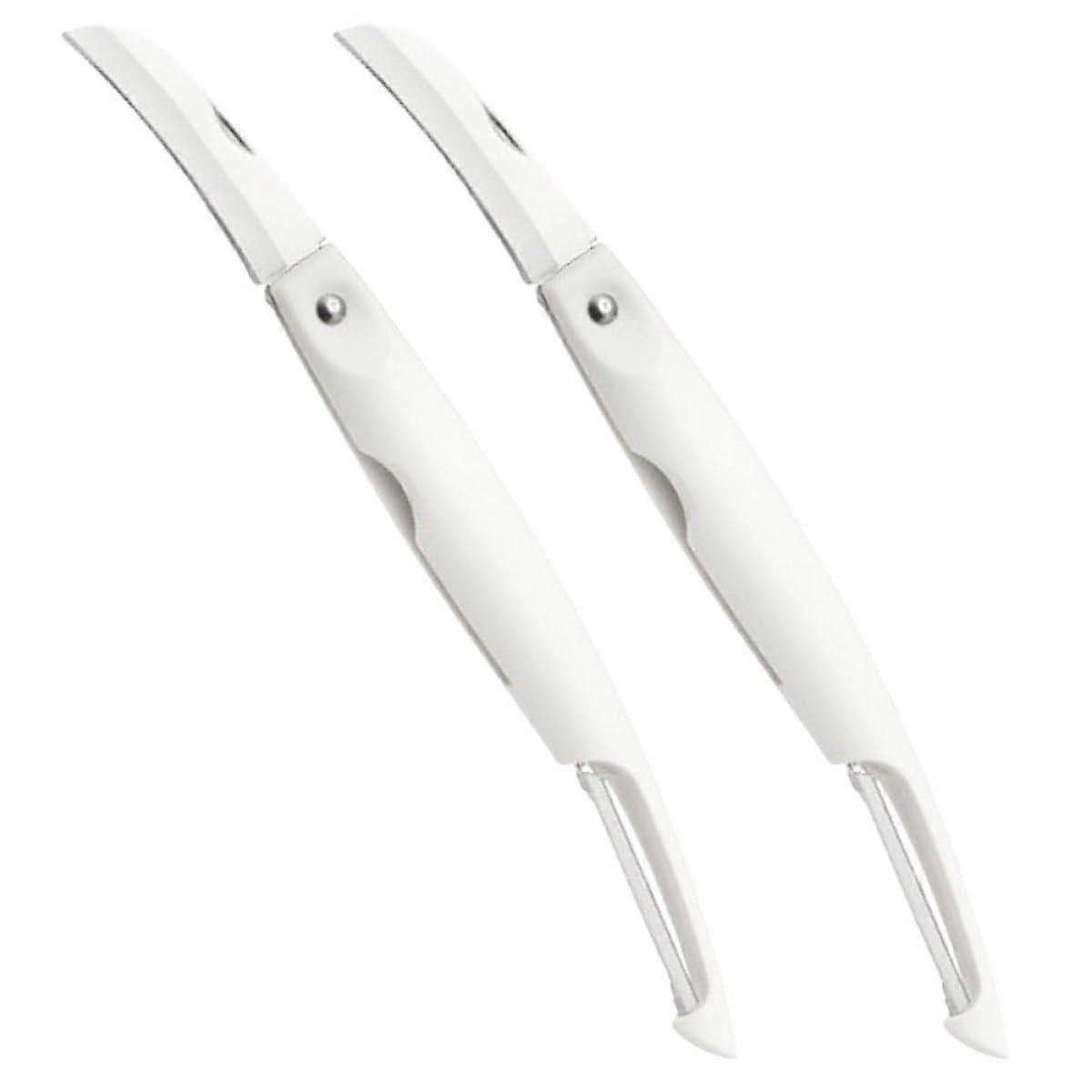 2Pcs Ergonomic Vegetable Peeler Set with Thickened Handle, MultiFunction for Potatoes Carrots Cucumbers