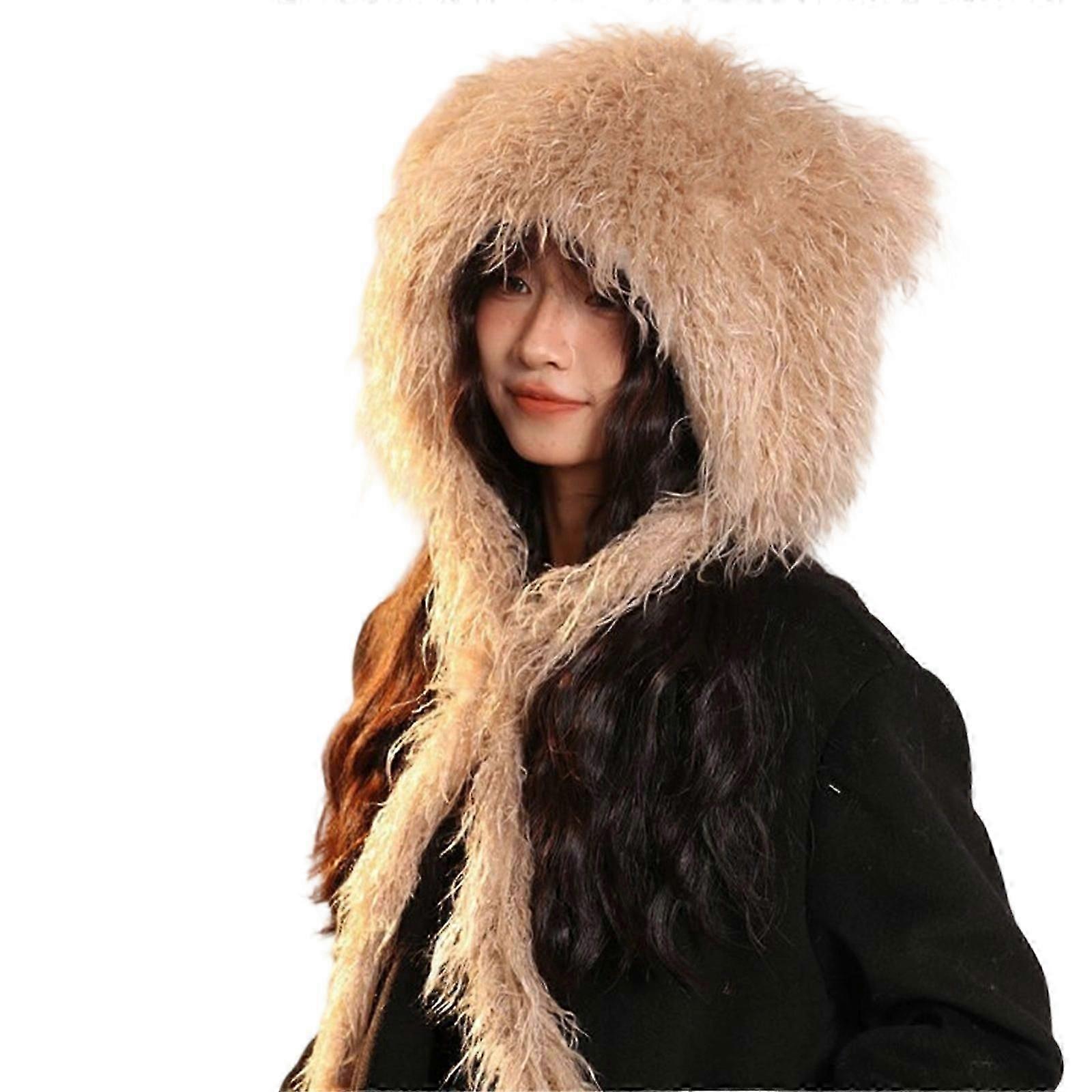 Nice Plush Ear Hat Cold Weather Essential Thermal Lined Ear Unisex Winter Accessory