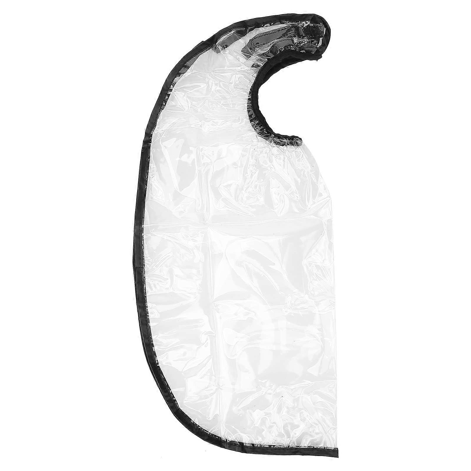 Professional Hair Dye Cape with Hook Loop, Funnel Tail Wrap, Elastic Edge, Stain Protection