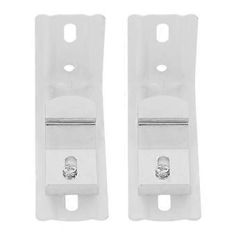 2 clips de support de store verticaux pour stores verticaux Clips de support de montage extérieur durables avec largeur de caisson 1-1/2 pouce 38mm Clips de support