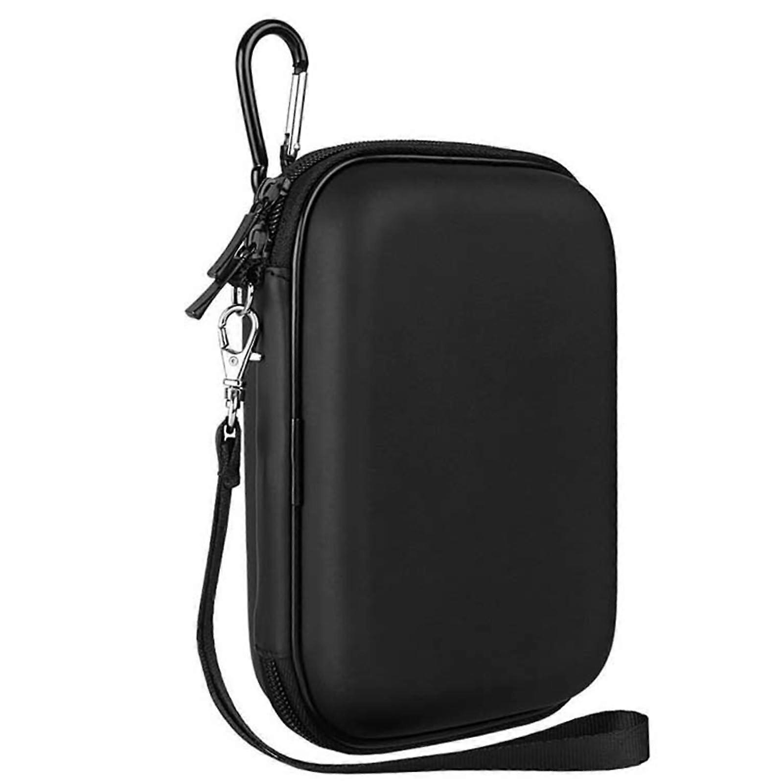 Hard Drive Carrying Case with Shockproof Hard Shell and Mesh Pocket for Cables and Accessories