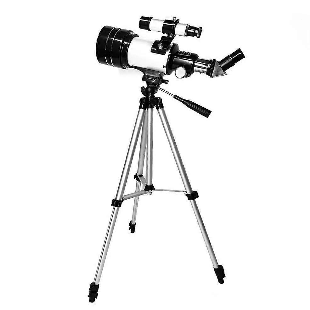 Portable 70mm Astronomical Telescope with Adjustable Tripod for Beginners and Clear Night Viewing