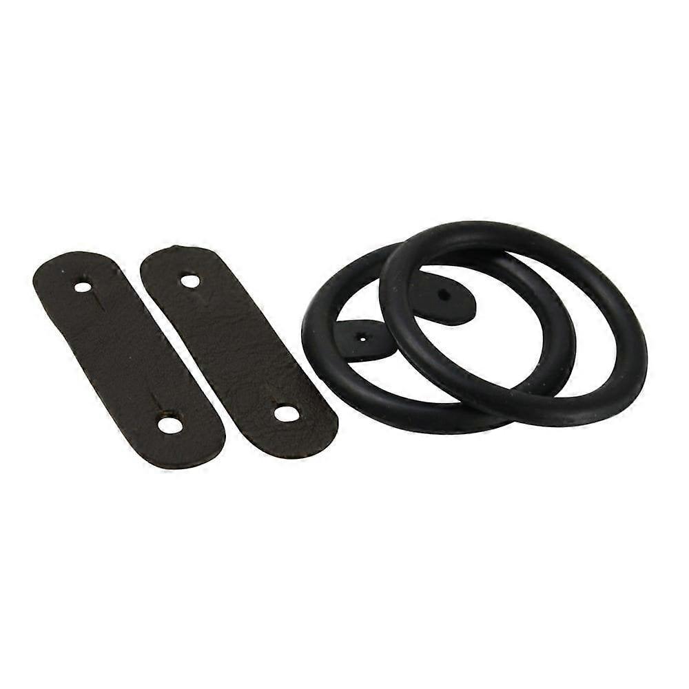 HY Equestrian Hy Equestrian Peacock Rings & Leather Straps - Pair