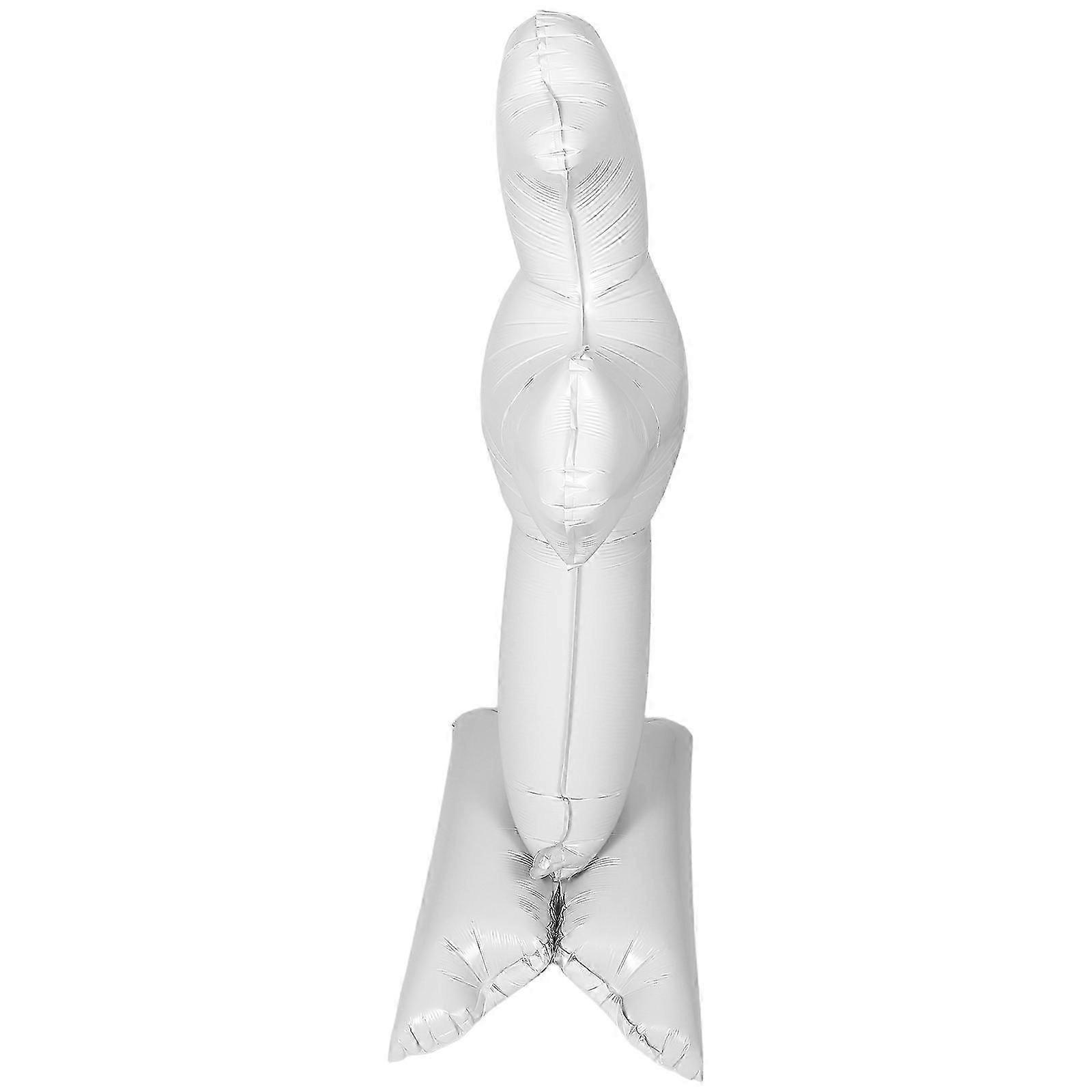 Cross Shape Foil Balloon for Easter Party Decor White Balloon