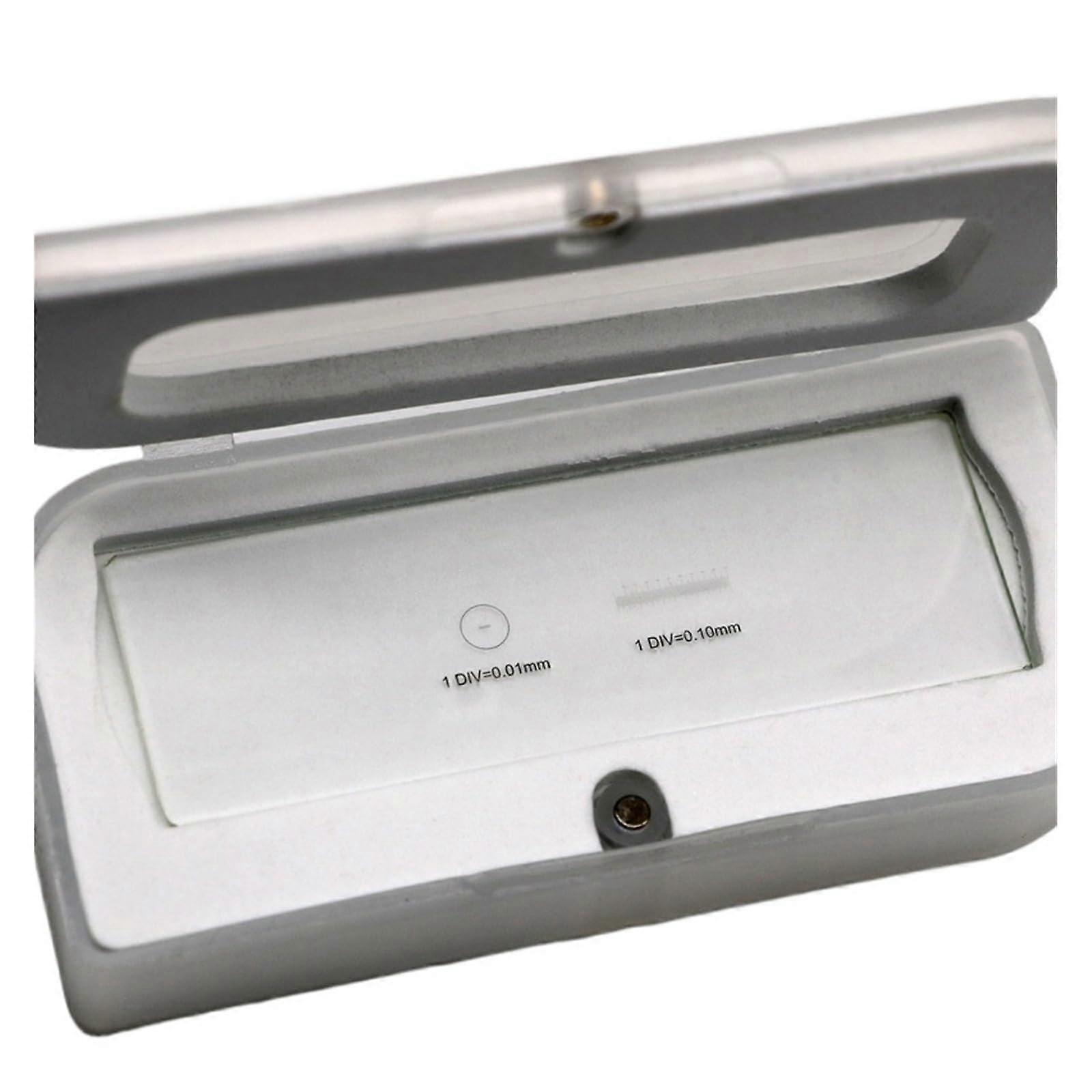 916 DIV 0.01mm Microscope Calibration Slide for Precise Measurement Accuracy and Lab Use