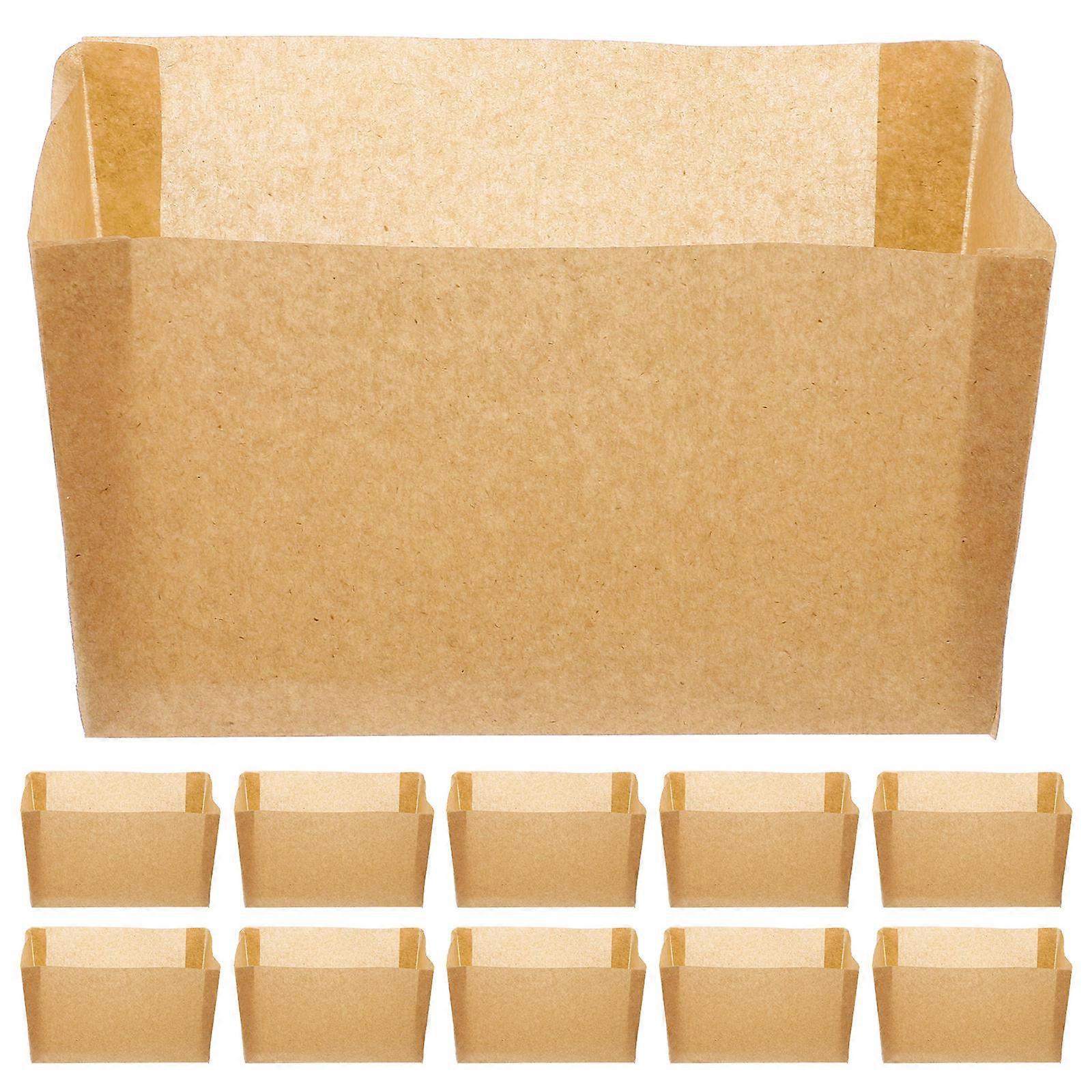 Beige Toast Baking Cups Paper Liners for Cake Baking Use 50Pcs Single-Use