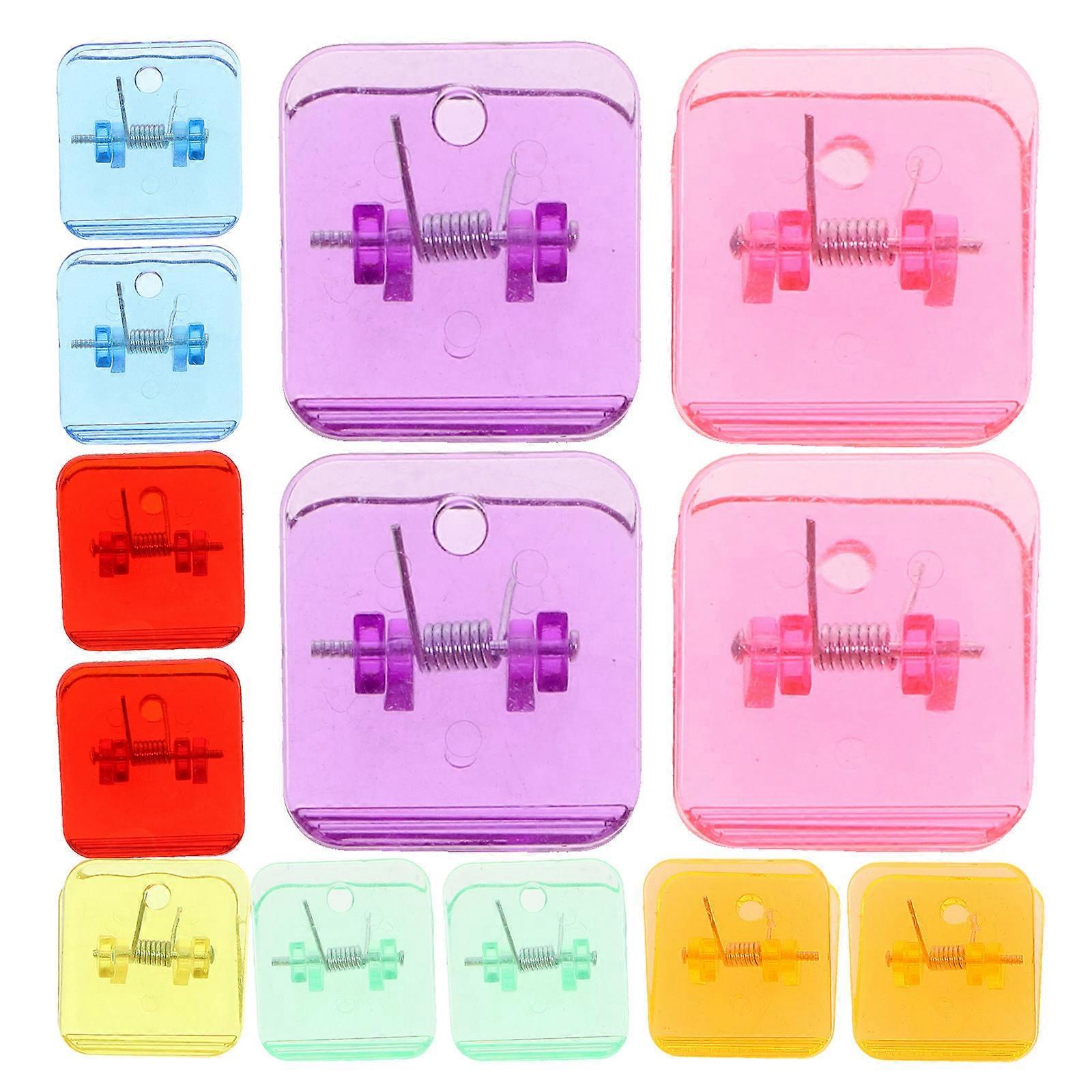 Multi-Function Plastic Clip Household Paper Clips for Office Accessory 14Pcs