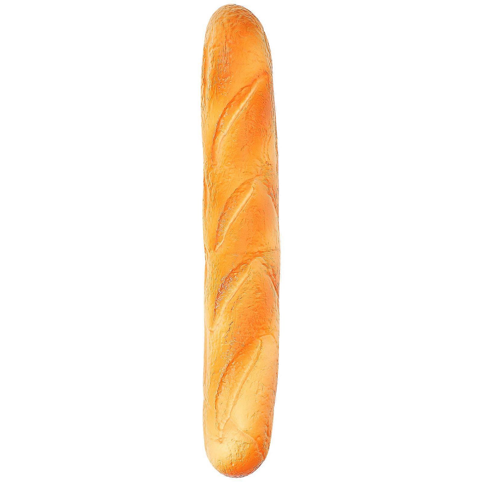 Orange PU Bread Fake Bread for Decoration 6Pcs Kitchen Simulation Set