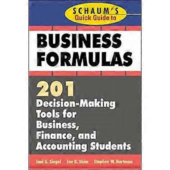 Schaum's Quick Guide to Business Finance: 201 Decision-Making Tools for Business, Finance, and Accounting Students (Quick Guides)