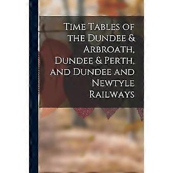 Fahrpläne der Dundee & Arbroath, Dundee & Perth und Dundee and Newtyle Railways