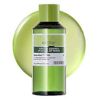Cactox Cactus Essence Pore Relief Toner con PHA 150 ml Tonico viso idratante e lenitivo per pelli sensibili, protezione barriera, cura delicata dei pori