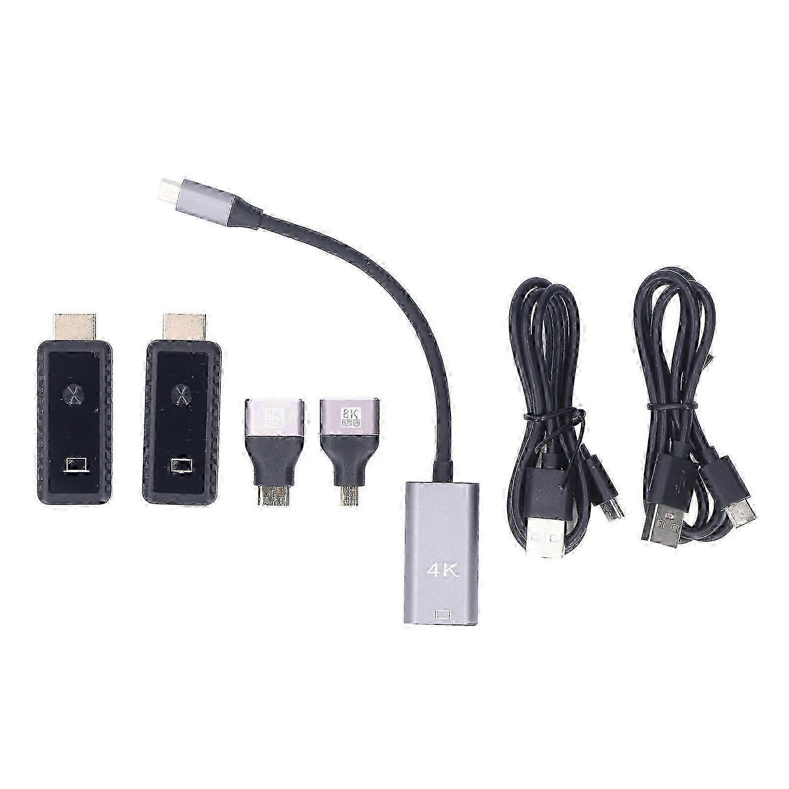 HD Multimedia Interface Transmitter Receiver Plug and Play 100ft Portable 5G Wireless HD Extender Kit