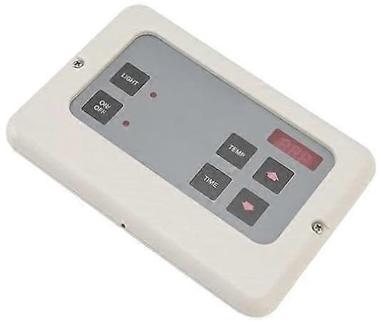Sauna Heater Controller for 327kW Generators, Multifunction Digital Temperature and Timing Control, White ABS Panel