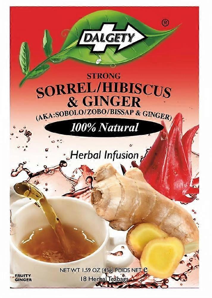 Dalgety Teas Sorrel & Ginger 18 Teabags - 6 Pack