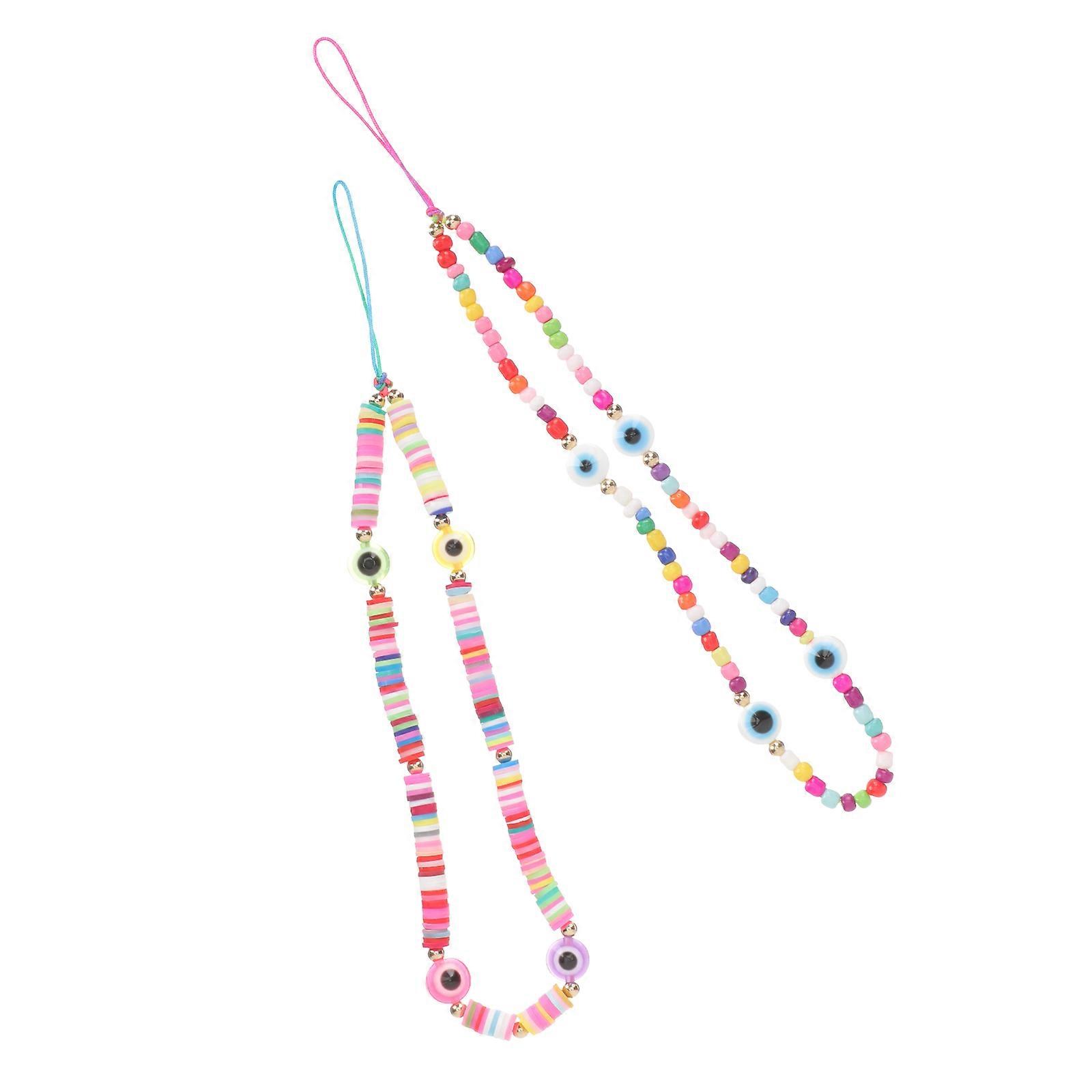 Phone Chains Stylish Cellphone Pendants for Phone Use 4Pcs Assorted Color