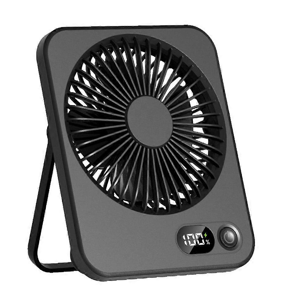 Adjustable Speed Desktop Ventilator with Space Saving Design for Convenience