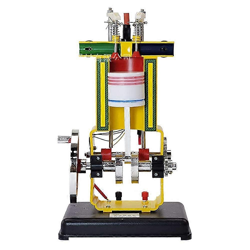 FourStroke Diesel Engine Educational Model with Visible Motion and Timing Gear for Physics Lab Training