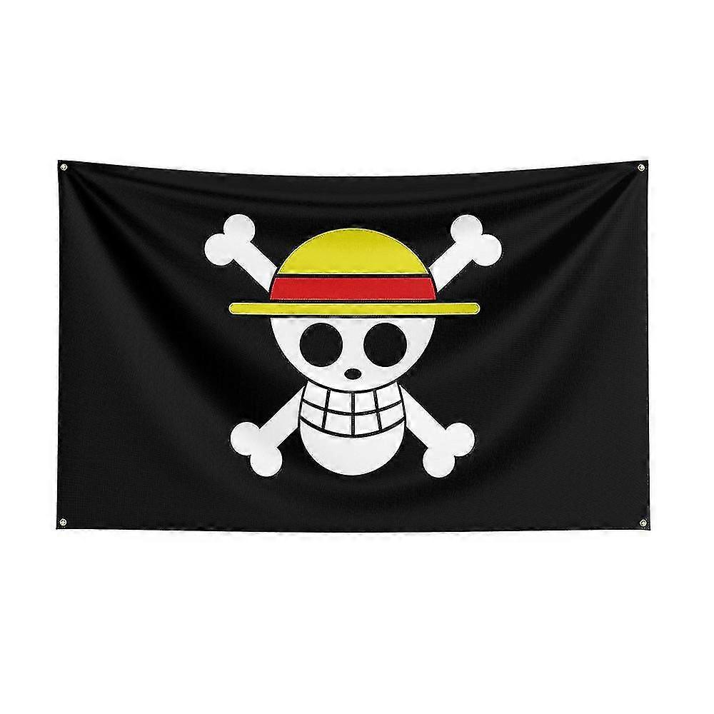 3x5 One Pieces Flag Polyester Printed Comic Banner compatible with Decor