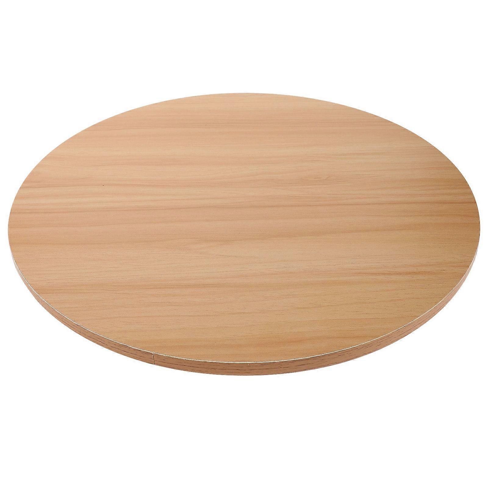 Thick Round Table Top Solid Wood Desktop Replacement Coffee Table Countertop Dining Surface, Easy to Clean and Maintain