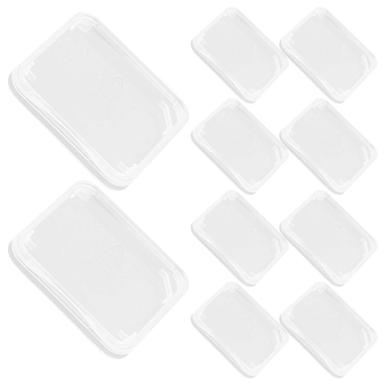 Memory Storage Case Plastic Box for 3Sets Memory Cards Carrying Holders