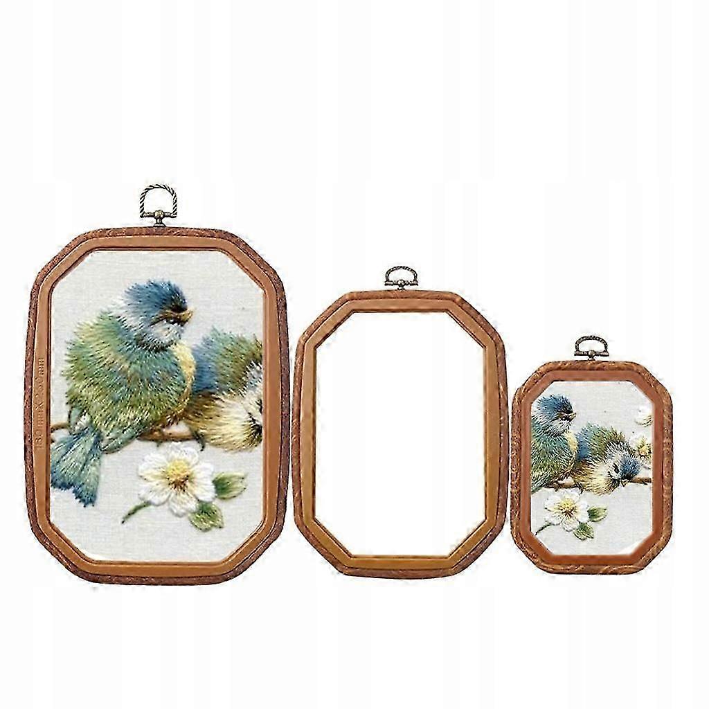 3pcs Embroidery Hoops Sewing Tools Display