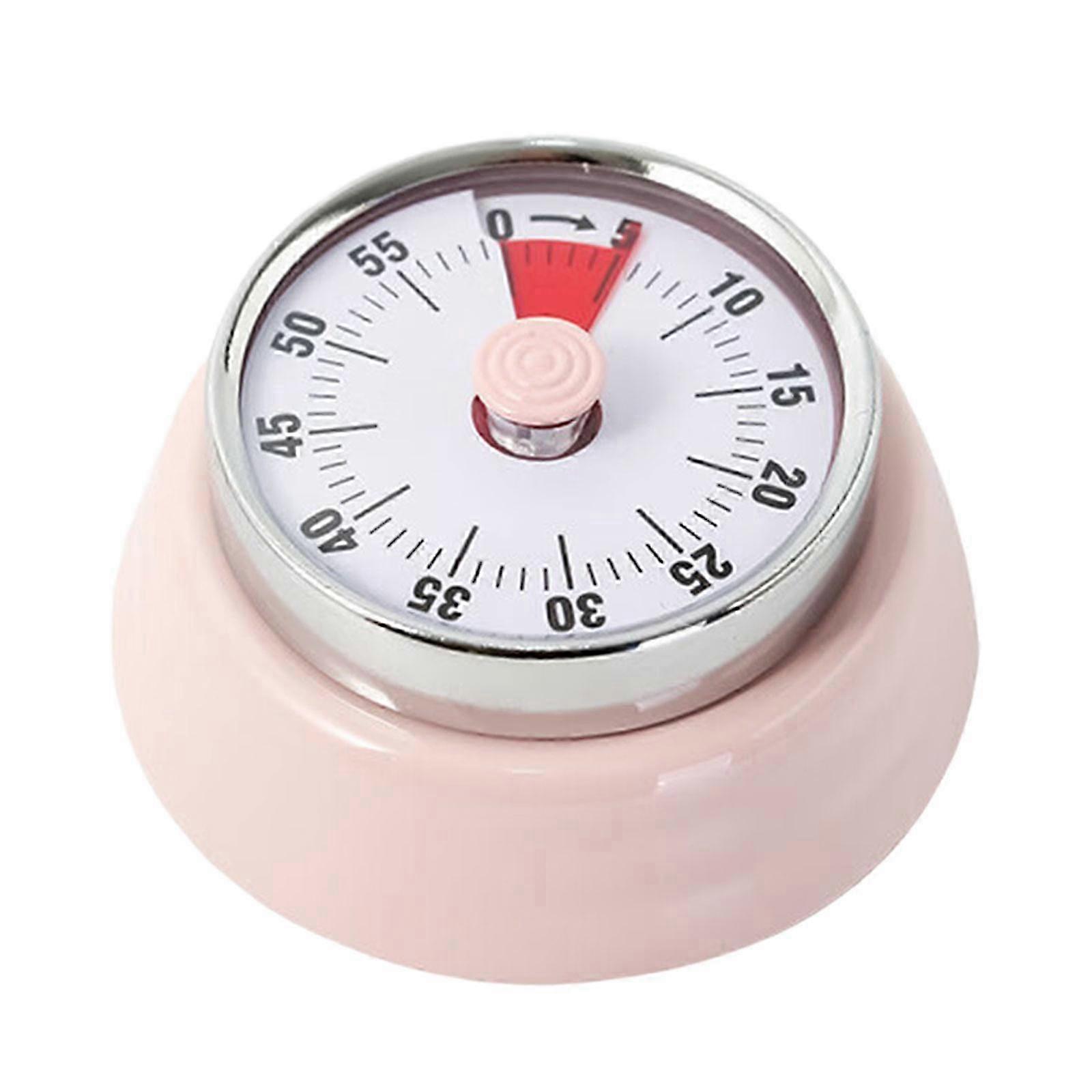 High Accuracy Visual Countdown Clock Mechanical Stainless Steel Kitchen Timer High Precise For Baking Cooking Timing