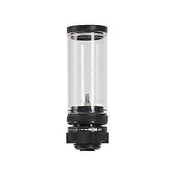 Modern aluminum camping lantern with adjustable flame, portable for hiking and emergencies