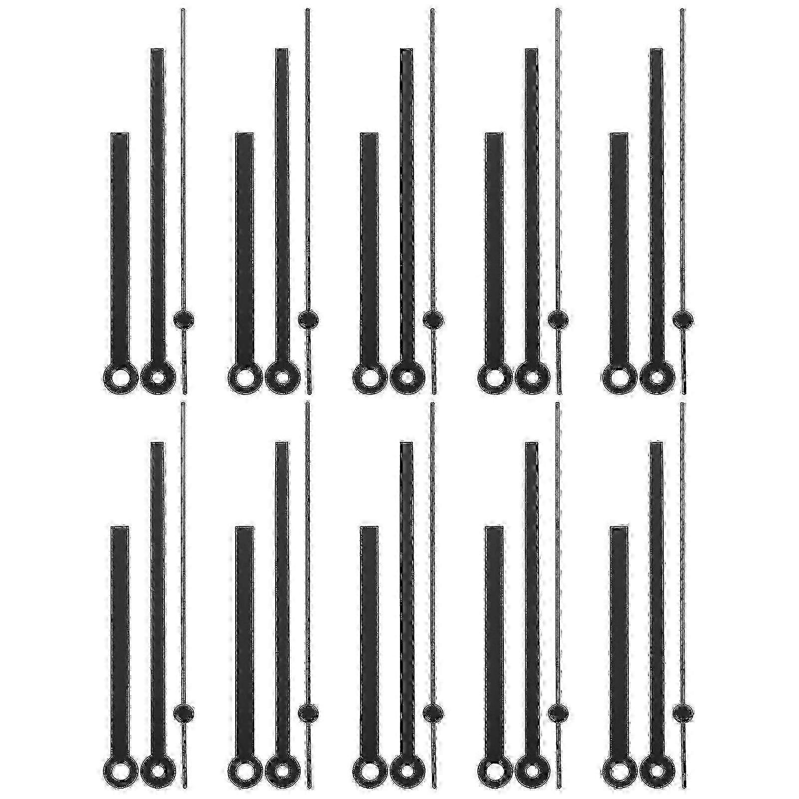 10 Sets Clock Hands Professional DIY Wall Clock Hands Replacement Clock Accessories