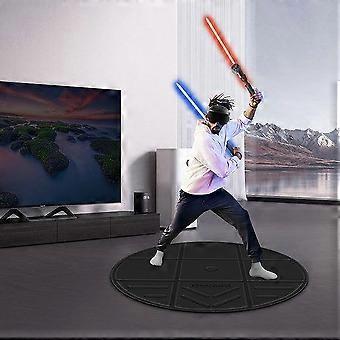 Sammenleggbar, sklisikker VR-matte for forbedret komfort og posisjonering – kompatibel med PSVR2, Oculus Quest 2/3/Pro