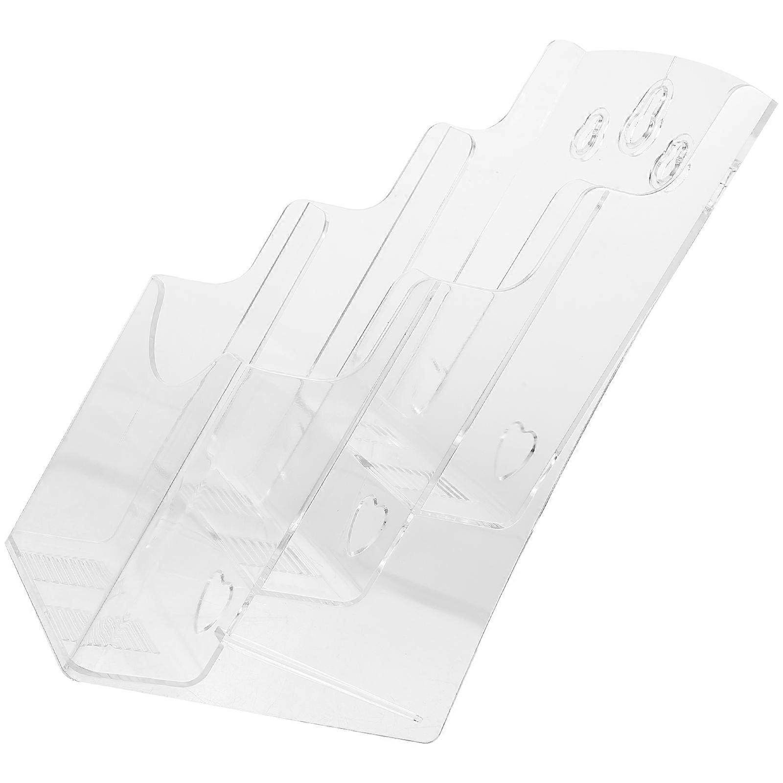 File Rack Wall Mount Brochure Rack Pamphlet Holder Tabletop Document Stand