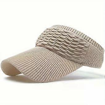 1pc Frauen Anti-UV Sonnenhüte Atmungsaktive Verstellbare Leere Top Visierkappen für Tennis Golf Laufen Reisen Strand Sport Outdoor Hut