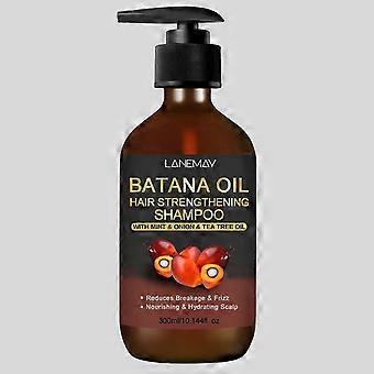 Batana Oil Shampoo for Hair Growth, Strengthening & Regrowth Shampoo for Thinning Hair & Hair Loss, With Onion, Mint, Tea Tree Oil Nourishes Scalp