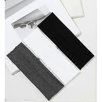 Fasce per le donne Confezione da 16 Fasce elastiche per capelli per capelli delle donne Tessuto in tessuto morbido antiscivolo Fasce per capelli Yoga Running Sport Accessori per capelli, nero W