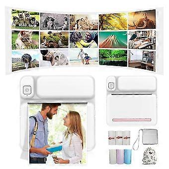 ​New Thermal Portable Bluetooth Printer 57mm Mini Wireless POS Thermal Printer for Android/iOS Mobile Phones (Flye1984) ydqc