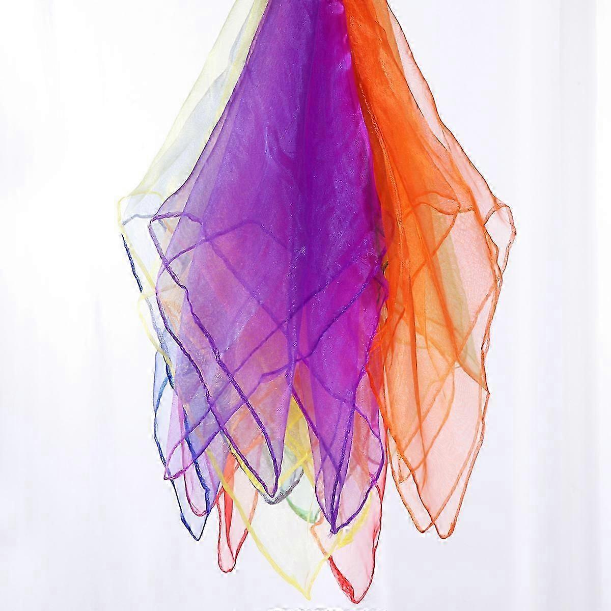 Silk Scarves for Stage Props 12Pcs Assorted